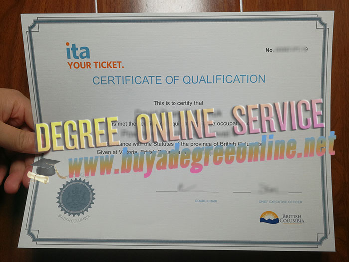 ITA BC certificate