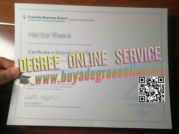 Columbia Business School Certificate