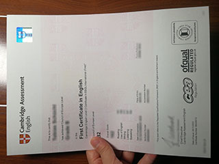 Order Cambridge FCE Certificate, buy B2 First Certificate in English