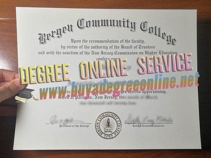 Bergen Community College diploma