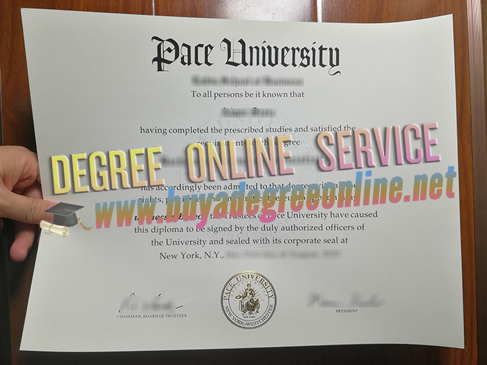 Pace University diploma