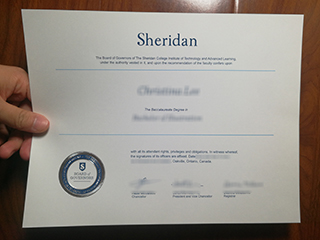 How much to order a Sheridan College degree certificate in Canada