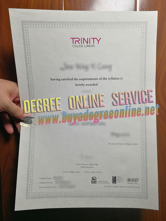 Trinity College London diploma