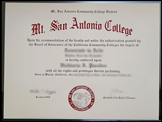 Where to obtain a Mt. San Antonio College diploma online