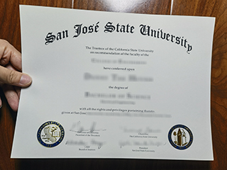 Obtain San Jose State University diploma, fake SJSU degree in 2024
