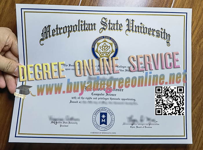 Metropolitan State University diploma